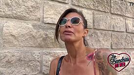 Charlotte, the 40-year-old barmaid, gets naughty