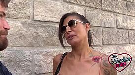 Charlotte, the 40-year-old barmaid, gets naughty