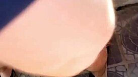 Tbt Drilling Young Brazilian on Rooftop for All to See. Public Deepthroat and Cumshot Shock Crowd.