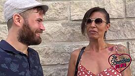 Charlotte, the 40-year-old barmaid, gets naughty