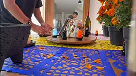 Karol smith and catrina reunite at party with ex-husband