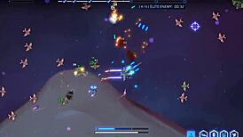 Giant naked waifu busts out in hentai game