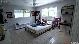 red handed bandit stepson caught in sneaky taboo moment