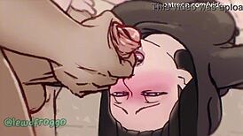 This Soft GF Lewdfroggo Animation is AI Upscaled and So Cute! 😘