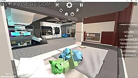 I watch these Roblox furry gays have comfortable oral sex in their world