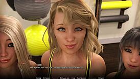 I’m hooked on this WVM Part 43 gameplay with hot 3D cartoon action in the gym!