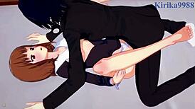 Miko Ino and Tsubame Koyasu intense sex with Yu Ishigami