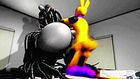 la vida de ballora in 3d hentai 😍