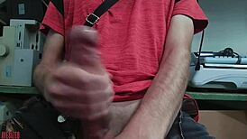 Masturbating at Work on Desk, Boss Might Find Me