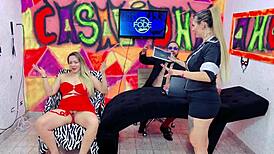 suzy gives wet ass to dj for double penetration