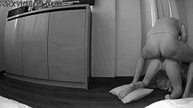 Wife cheats on her husband with his best friend in a real homemade setting.