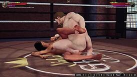 I crave Ethan vs Meigui II naked fighter 3D action