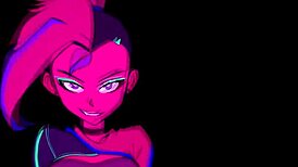 Moikaloop dança sexy no estilo anime hentai cartoon