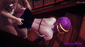 lol kda hentai evelynn bangs hard! 🔥