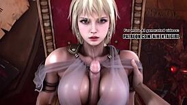 Unbelievable! Soulcalibur Sophitia Alexandra Cosplay in Uncensored Hentai AI Action!