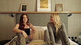 Ever played truth or dare with French girls turning lesbian with strap-on toys?