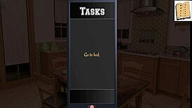 guy navigates isabella's house after night out