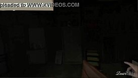 persistent evil intermezzo where horny monster fucks pussy with blowjob