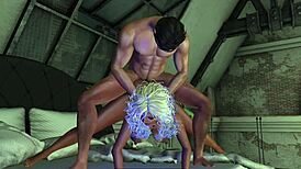 biker claimed my rear in hentai