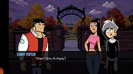 Amity Park foursome dancing night with creampie