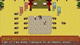 battle shrine maiden honoka fingering in anime action