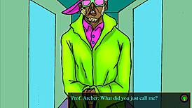 Big Butt Professor Bound and Fucked by Pimp