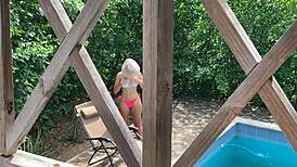 while my wife tans, i cheat with my sister-in-law in the garden