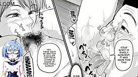 Chica navegando citas calientes en mundo de juego 3D