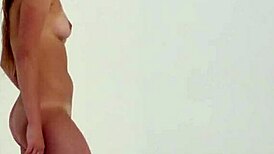 teenie kira zukerman strips nude and spreads legs on camera