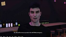 I am playing being a dik 213 chick route with some errors