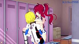 Ange and Hilda's futanari sex is jus so intense