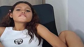 Anime Woman 18 Plays with Dildo Toy