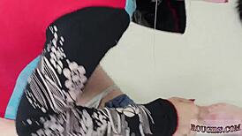 Hey, check out no-smoking BDSM with food bondage and painful cum action