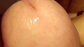 close-up pov shows a guy jerking off intensely