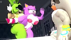 Compilation of 3D anime porn futanari cartoon hentai