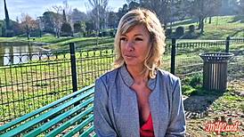 emmy, a belgian milf, is feeling so horny in part 1