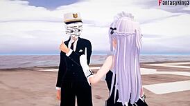 Belfast Invites To Lunch Free POV Azur Lane Full Movie And POV Version On Sheer Fantasy King 3