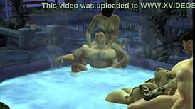 lazos peligrosos ep 11 in spanish - sims 4 xxx series unfolds with steamy 3d action