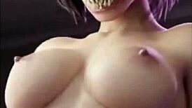 Cartoon Alive Dancing with Clothes Ripped Striptease 😈