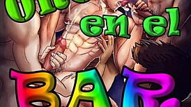 Audio captures wild orgy with fingering in a crowded bar