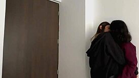 my best friend's wife squeezes mouth