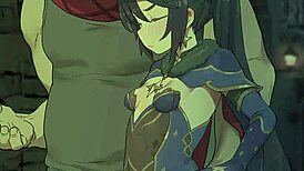 Mona Performs Extra Work With Cowgirl Riding And Blowjob In Anime Hentai