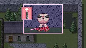 Noelle se snaží naplno v anime hře ponížení část 5