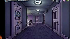 Amity Park foursome dancing night with creampie