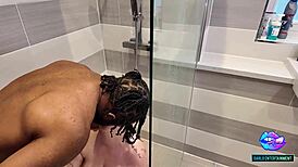 Harmony Reigns Creampied by BBC in Steamy Shower