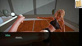 המשפחה החדשה שלי 19 עם שדיים של טין בלונדינית