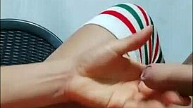 Stepmother visits my apartment for intense Christmas Kamasutra. She rides me wild in ebony style.