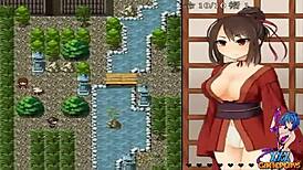 watch kunoichi peony fight and get groped in this hentai