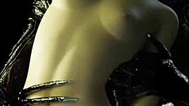 Cartoon Alive Dancing with Clothes Ripped Striptease 😈