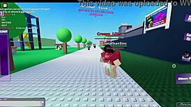 fun cumbat in roblox condo 1 with monster anime cartoon
